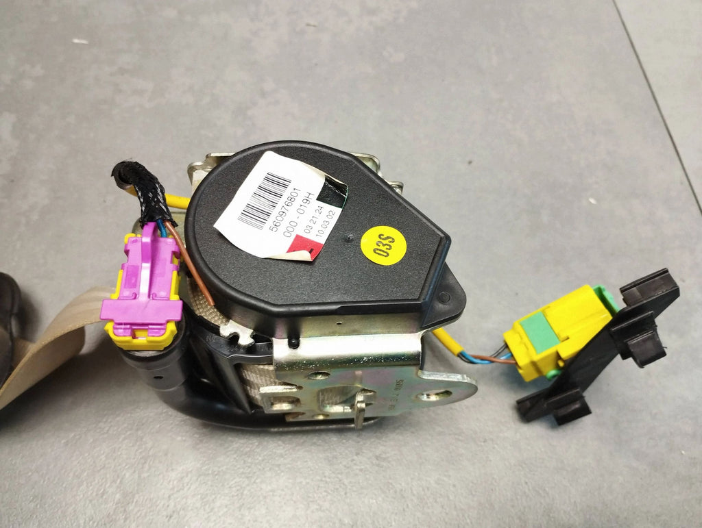 Volkswagen Phaeton Rear Seat Belt Left Rear 3D0857805N